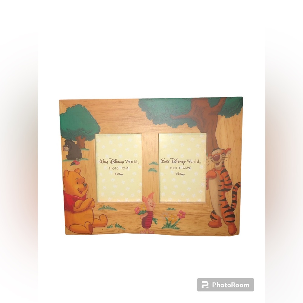 Walt Disney Winnie the Pooh and Tigger Wooden Picture Frame